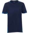 01719 Kd Classico SOL'S Kids Classico Contrast T-Shirt French Navy / Royal Blue colour image
